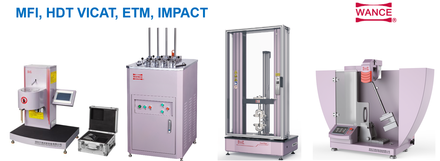 Plastic testing machine, tester for plastic